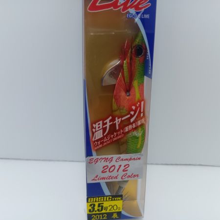 YAMASHITA ヤマシタ YAMASHITA エギ王Qライブ 2012限定色 辰 3.5号 未使用品(S)