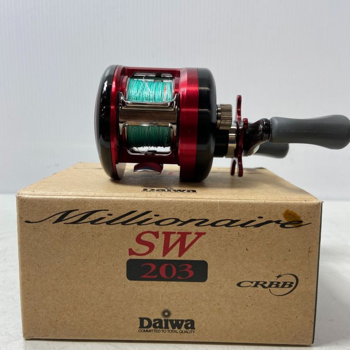 ΨΨ DAIWA ダイワ 両軸リール ミリオネアSW203 箱付 00613857｜中古｜なんでもリサイクルビッグバン