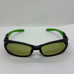 ZEAL OPTICS 釣り服飾 偏光サングラス ブラック×グリーン Bランク
