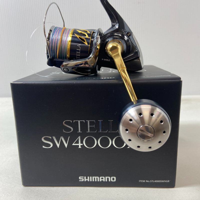 中古】ΨΨ SHIMANO シマノ スピニングリール 13ステラSW4000XG 箱付 ...