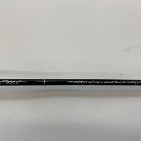 ΨΨ HitotokiWorks  ルアーロッド ラントマン ベイトタイプ  ブラックウッドグリップ付き 