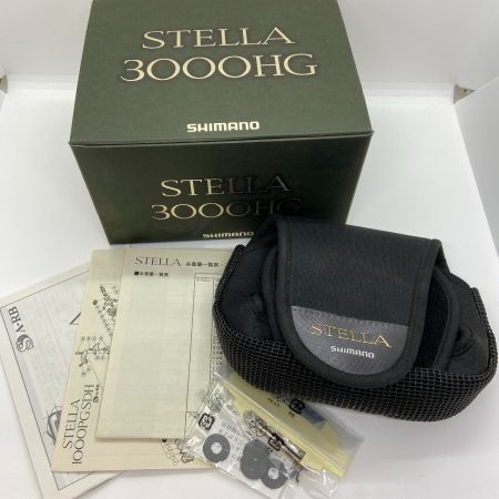 ΨΨ SHIMANO シマノ スピニングリール　07ステラ　3000H　キズ有　箱付 02198