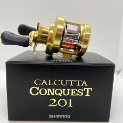ΨΨ SHIMANO シマノ ベイトリール　14カルカッタコンクエスト201　箱付 03205 Aランク
