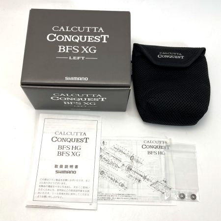  SHIMANO シマノ 23 カルカッタコンクエスト BFS XG LEFT 045713 ベイトリール 箱・ポーチ付き