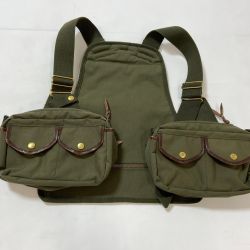 ΨΨ DECODE フィッシングベスト　キャンバスベスト　 オリーブ Bランク