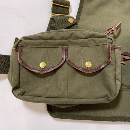 ΨΨ DECODE フィッシングベスト　キャンバスベスト　 オリーブ