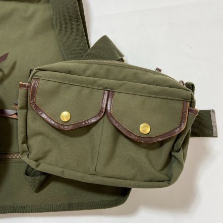 ΨΨ DECODE フィッシングベスト　キャンバスベスト　 オリーブ