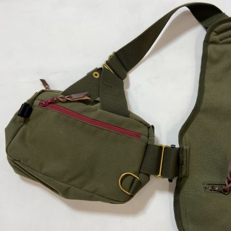 ΨΨ DECODE フィッシングベスト　キャンバスベスト　 オリーブ