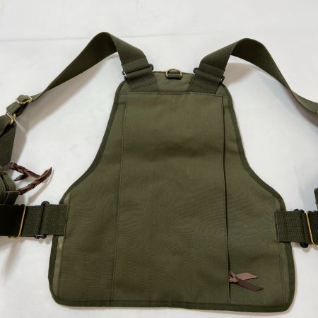 ΨΨ DECODE フィッシングベスト　キャンバスベスト　 オリーブ