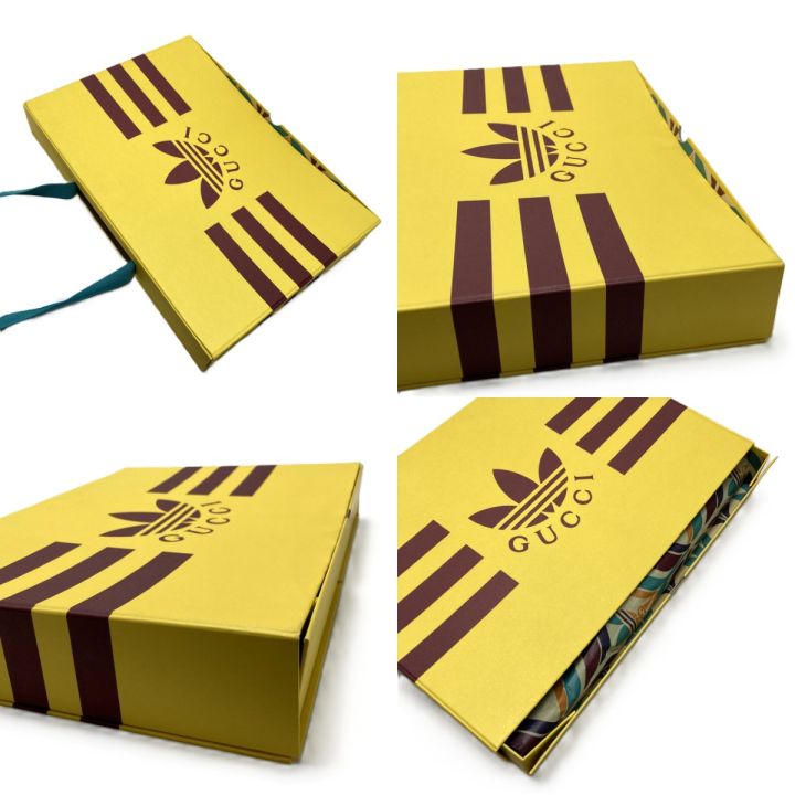 GUCCI グッチ adidasコラボ ロゴプリント半袖Tシャツ ネイビー SIZE XS