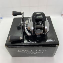 ΨΨ SHIMANO シマノ ベイトリール　18エンゲツプレミアム151HG　箱付　ハンドル社外　 03791 Bランク