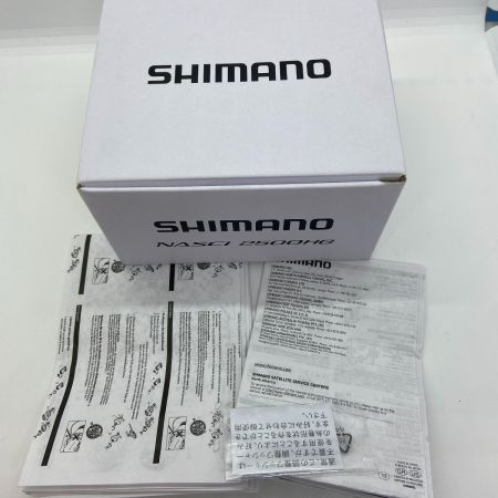 スピニングリール　 21ナスキー2500　箱付 シマノ SHIMANO 043184 釣り用品 リール スピニングリール