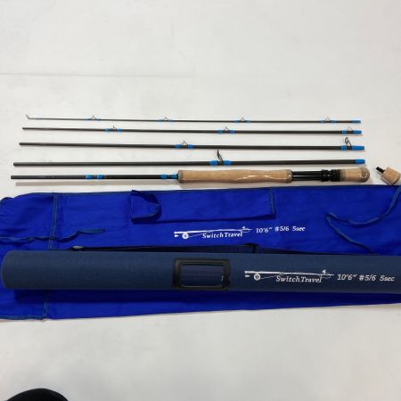 フライロッド　#5/6 スイッチロッド switch travel rod ケース付    釣り用品 ロッド フライロッド