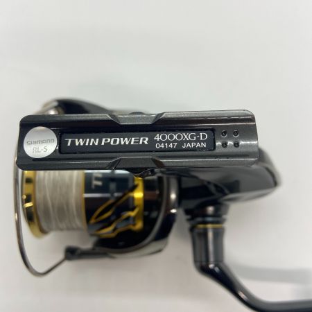 ΨΨ SHIMANO シマノ スピニングリール　 20ツインパワー4000XG-D　ゴメクサスハンドルノブ　　 04147