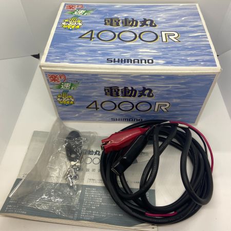 ΨΨ SHIMANO シマノ  電動リール　 02電動丸 4000R　ケーブル・箱付