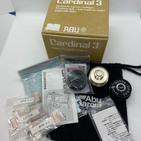 ΨΨ Abu Garcia アブガルシア スピニングリール　カーディナル3 箱・袋・スプール×3・カスタムパーツ付
