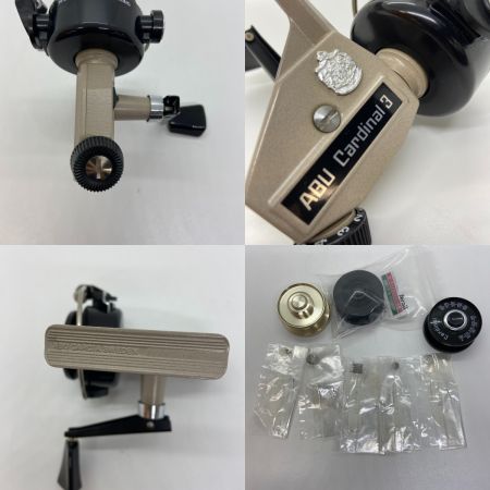 ΨΨ Abu Garcia アブガルシア スピニングリール　カーディナル3 箱・袋・スプール×3・カスタムパーツ付