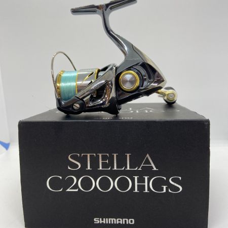 ΨΨ SHIMANO シマノ  スピニングリール  14ステラC2000HGS   箱付 夢屋ハンドルノブ付 03240