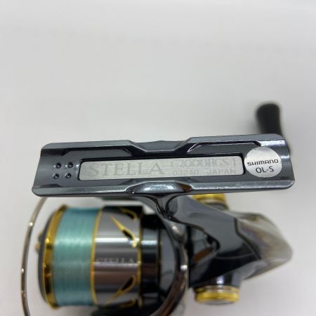 ΨΨ SHIMANO シマノ  スピニングリール  14ステラC2000HGS   箱付 夢屋ハンドルノブ付 03240