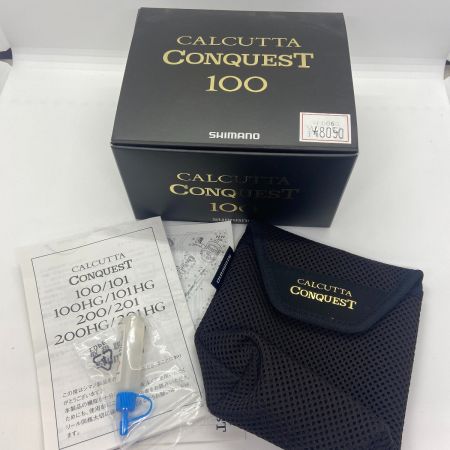 ΨΨ SHIMANO シマノ ベイトリール 21カルカッタコンクエスト100　箱付 04232