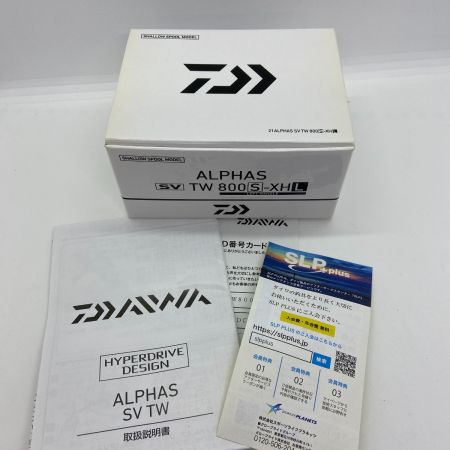 ベイトリール　アルファス SV TW 800S-XHL　箱付 ダイワ DAIWA 00630228 釣り用品 リール ベイトリール