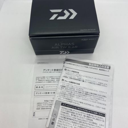 ΨΨ DAIWA ダイワ ベイトリール　20アルファス AIR TW 8.6R　箱付 00631510