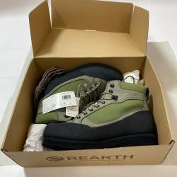ΨΨ Rearth ウェーディングシューズ 　FFW-1000　箱付き グリーン Aランク