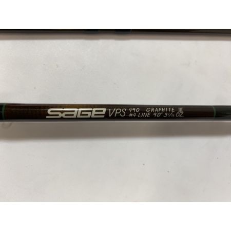 ΨΨ sage セージ フライロッド　ＶＰＳ490 グラファイト3 使用感有 ケース付き