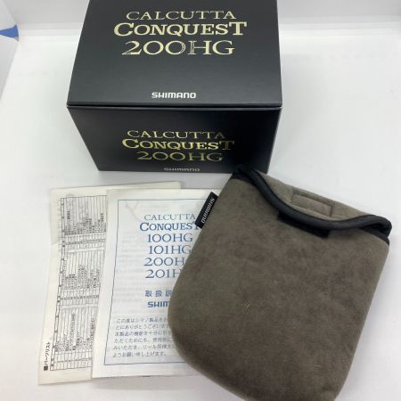 ΨΨ SHIMANO シマノ ベイトリール　15カルカッタコンクエスト 200HG 　箱付 03439