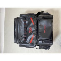 ΨΨ DAIWA ダイワ  釣り服飾  フィッシングバッグ   システマサーフバッグ 美品 ブラック Aランク