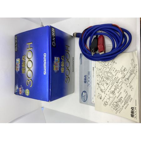 ΨΨ SHIMANO シマノ 電動リール　04’電動丸3000H 箱・ケーブル付 01860
