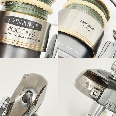  SHIMANO シマノ TWIN POWER 替スプール付 02 ツインパワー 4000HG SC83H スピニングリール