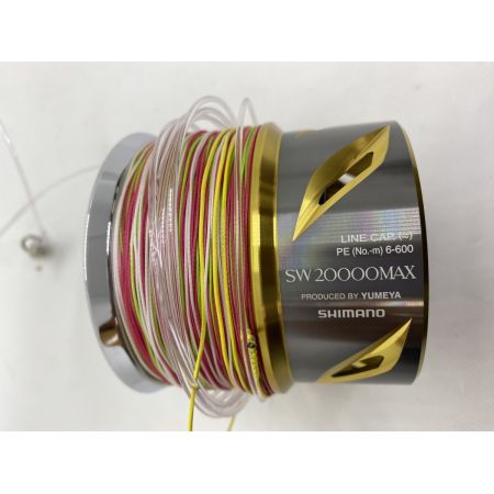 ΨΨ SHIMANO シマノ リール スプール　夢屋20ステラSW20000 MAXスプール　ライン：オッズポート12号 04252