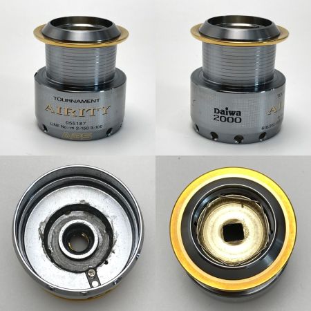  DAIWA ダイワ トーナメント エアリティ 2000 055187 スピニングリール 替スプール・ポーチ付き