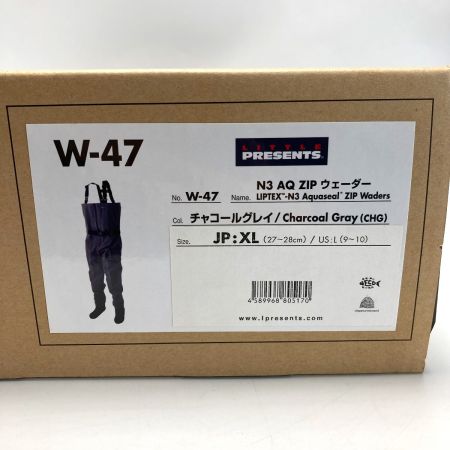  LITTLE PRESENTS リトルプレゼンツ N3 AQ ZIP ウェーダー W-47 チャコールグレイ XL(27～28cm)  箱付き