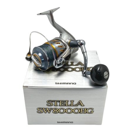  SHIMANO シマノ 08 ステラ SW8000HG 02147 スピニングリール ポーチ・箱付き