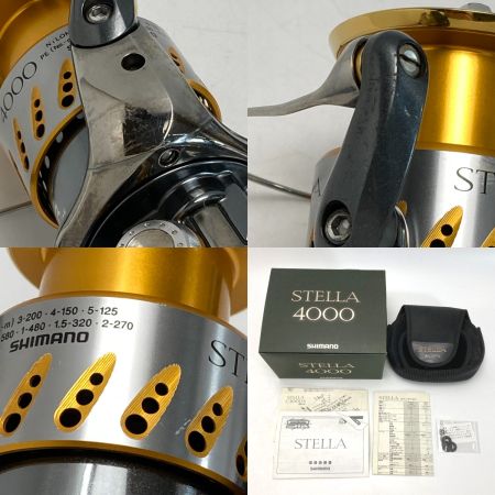  SHIMANO シマノ 07 ステラ 4000 02087 スピニングリール ポーチ・箱付き
