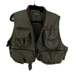 LITTLE PRESENTS リトルプレゼンツ フィッシングベスト SIZE L  オリーブ Cランク