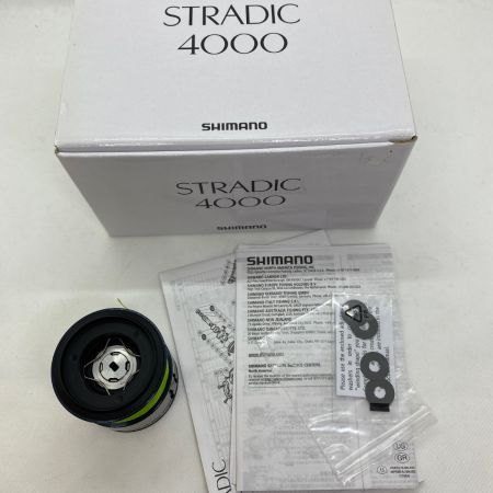 ΨΨ SHIMANO シマノ  スピニングリール　19ストラディック 4000 程度B 替スプール付 箱付 04022