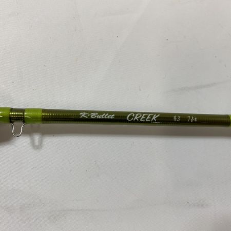 ΨΨ K.Bullet フライロッドセット　ＧＲＥＥＫ 3番（7ｆｔ） 袋付 ロッドセット
