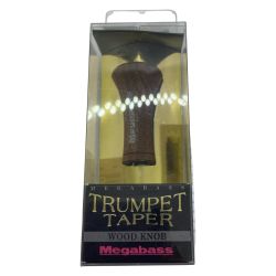 ΨΨ Megabass メガバス 釣り小物 ハンドルノブ  トランペットテーパーウッドノブ ローズウッド  Sランク