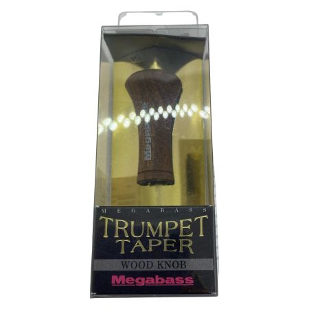 ΨΨ Megabass メガバス 釣り小物 ハンドルノブ  トランペットテーパーウッドノブ ローズウッド 