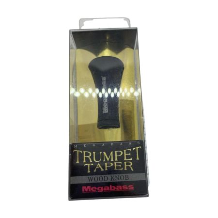 ΨΨ Megabass メガバス 釣り小物 ハンドルノブ  トランペットテーパーウッドノブ 黒檀