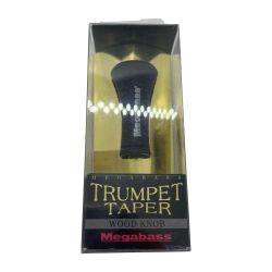 ΨΨ Megabass メガバス 釣り小物 ハンドルノブ  トランペットテーパーウッドノブ 黒檀 Sランク