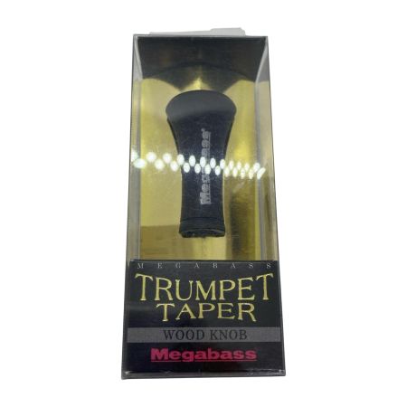 ΨΨ Megabass メガバス 釣り小物 ハンドルノブ  トランペットテーパーウッドノブ 黒檀