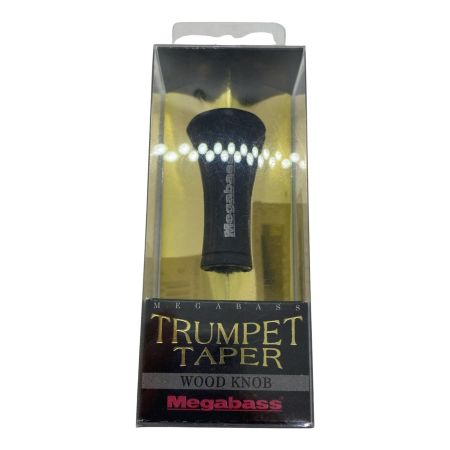 ΨΨ Megabass メガバス 釣り小物 ハンドルノブ　　トランペットテーパーウッドノブ 黒檀 