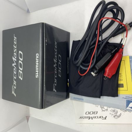 ΨΨ SHIMANO シマノ 電動リール　15フォースマスター 800 箱・ケーブル付 7.4ｋｍ/16.5ｈ箱付き 03295
