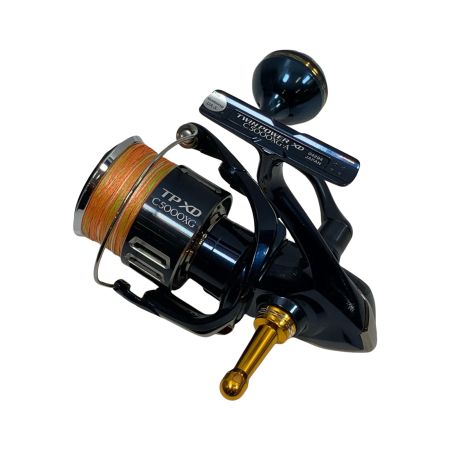  SHIMANO シマノ スピニングリール  21ツインパワーXD C5000XG ゴメクサスハンドル・リールスタンド付き 04294