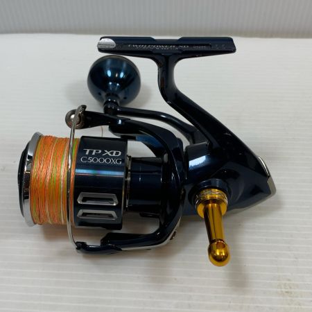  SHIMANO シマノ スピニングリール  21ツインパワーXD C5000XG ゴメクサスハンドル・リールスタンド付き 04294