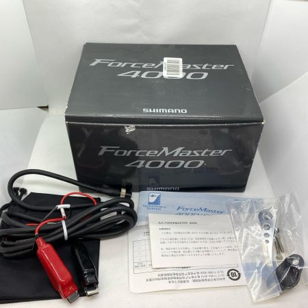 ΨΨ SHIMANO シマノ 電動リール　14フォースマスター 4000 美品 ケーブル・箱付 実釣未使用 03302